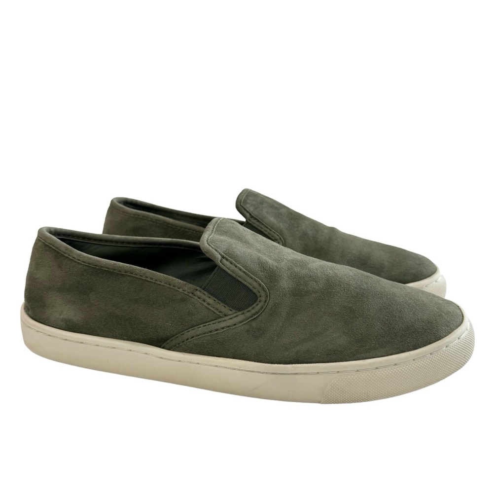 Tory Burch Jesse Olive Suede Slip-On Sneaker Size 10M - Picture 4 of 16